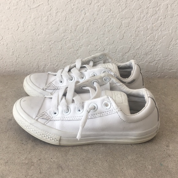 kids white converse size 13
